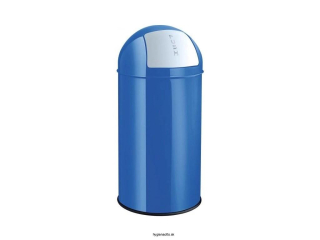 Kovový kôš Helit 50l modrý